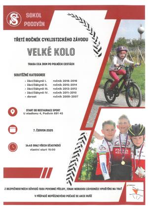 Cyklistická akce v přírodě