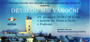 Dětská mše vánoční 1