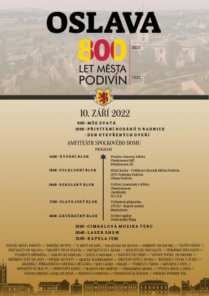 Oslava 800 let  města Podivín 1